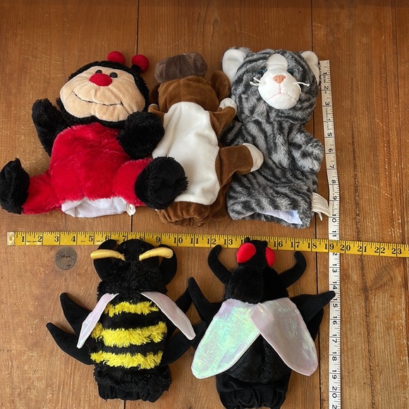 Hand Puppets, Caltoy, Kellytoy, Dream, Bugs, dog, cat - Picture 6 of 6